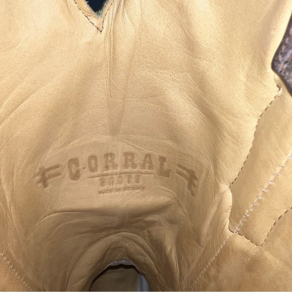 Corral Tobacco Silver Cross Western Boots - Picture 13 of 15